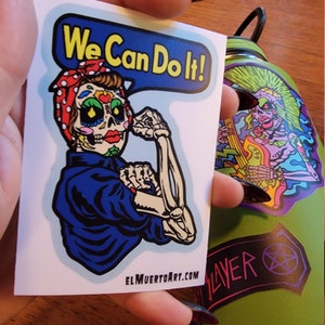 We Can Do It laminated vinyl sticker