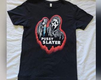 Screamer lewd short sleeve t-shirt, single or Ultimate Pussy Slayer Bundle