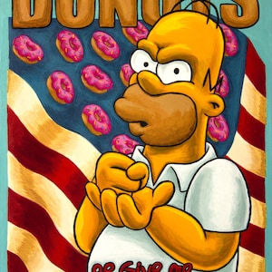 Give Me Donuts or Give Me Death! fanart painting