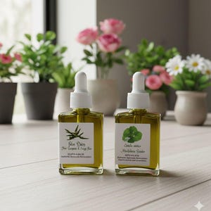 Ayurvedic Herbal Oils, Centella Asiatica improve mindfulness, Bhringraj "Eclipta Alba" False Daisy, healthy new hair grow, Vegan & Organic
