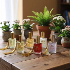 Tutti Frutti Wedding Favors Collection one set has (7 bottles in 7 scents), Wedding Gift, Bride Shower Gift, Nekaha Gift, perfume spray 15ml
