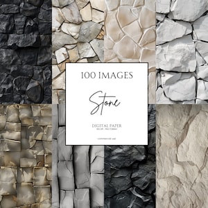 100 textures de pierre - motifs uniques pour une utilisation créative - roches avec des fissures, textures de pierre lisses et naturelles - haute résolution