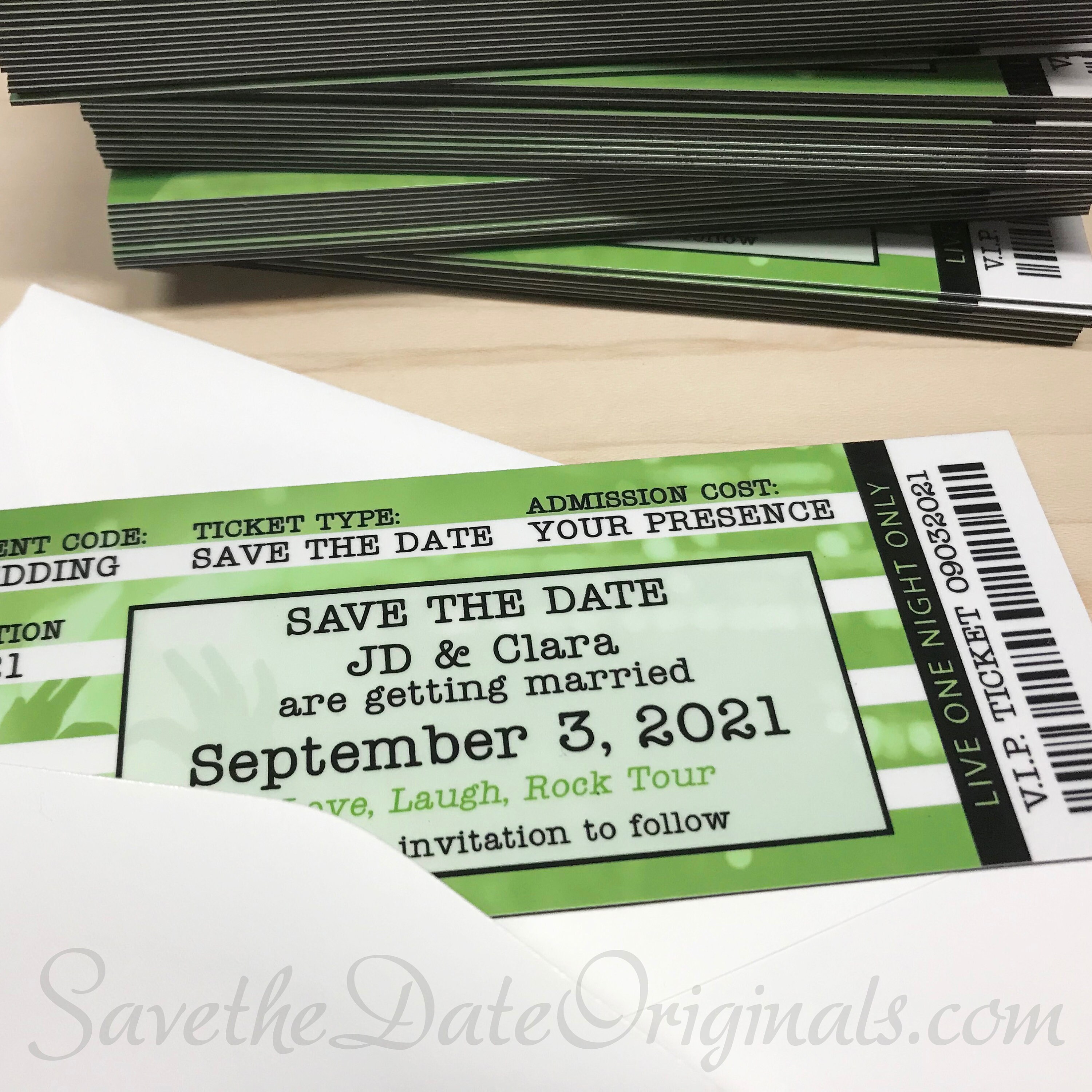 Save The Date Concert Ticket - s0p8s34