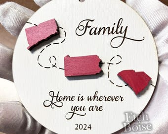 Home and family ornament
