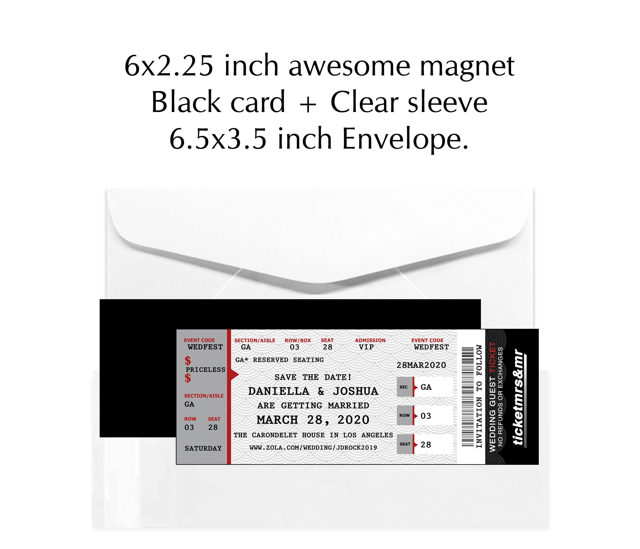 Save The Date Concert Ticket - evx7yax