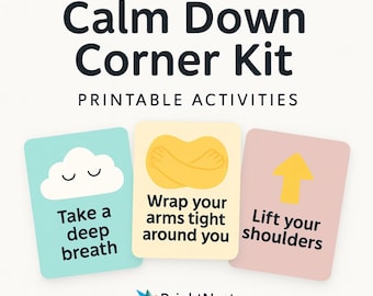 Kit de calma para niños: Herramientas de regulación emocional y estrategias de afrontamiento (Descarga imprimible)