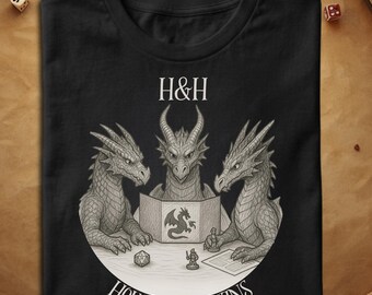 Dragon DnD Parody Shirt, Houses Humans Tabletop RPG Tee