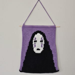 No Face Crochet Tapestry