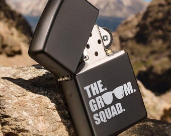 Groomsmen Gifts Lighter, Engraved Lighter Case Bachelor Party, Best Man Gift, Groomsmen Proposal, Groom Gift, Father Of the Groom Gift