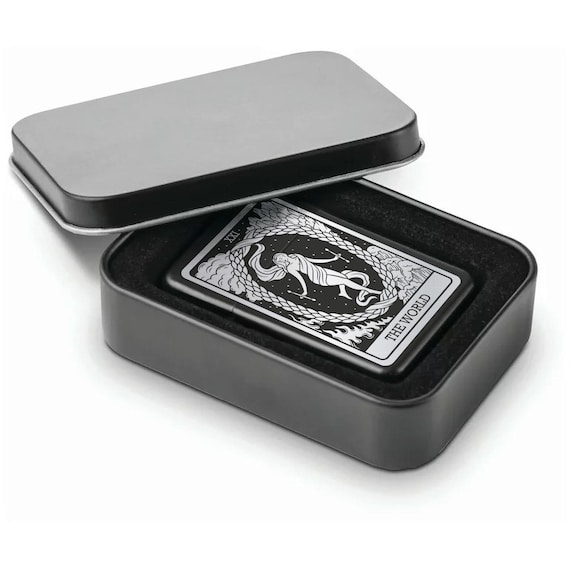 card cigarette lighter Jet Torch Butane Lighter, Windproof Refillable Playing Cards Cool Design, Exquisite Packaging for Festival, Birthday, Candle, Gift for Men ace (Black) To ignite the lighter Card Lighter v4 - FlameSpade