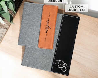 Custom Monogram Portfolio, Initial Padfolio, Personalized Portfolio, Leather Portfolio Notepad Holder, Boss Gift,Employer Gift,Teacher Gifts