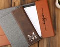 Custom Name Portfolio, Monogram Padfolio, Personalized Portfolio, Leather Portfolio Notepad Holder, Boss Gift, Employer Gift, Teacher Gifts