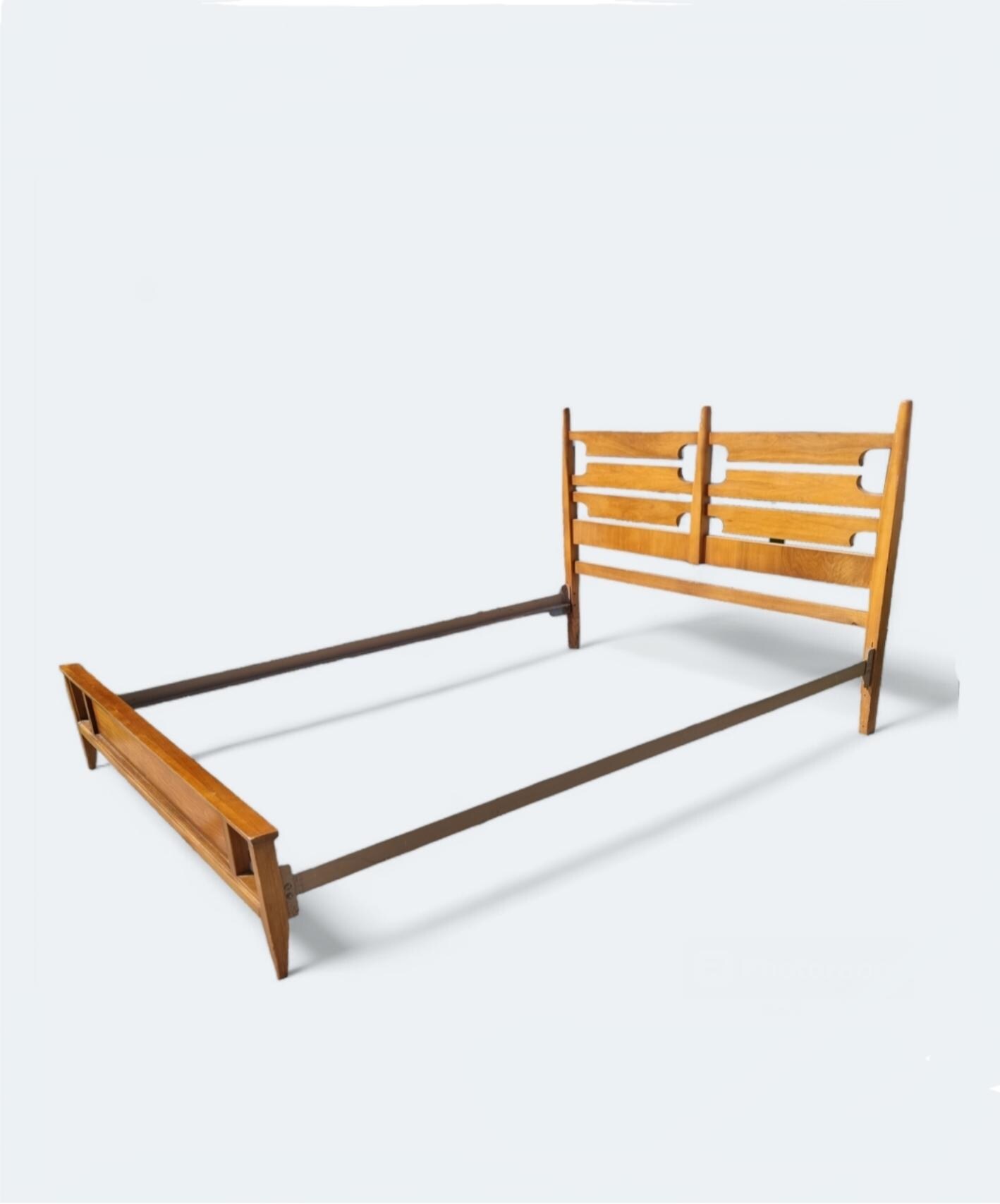 Mid Century Bed Frame - Etsy