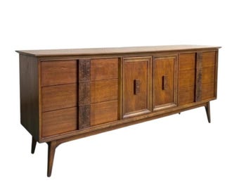 Mid Century Mayan Dresser by Bassett (DM us for a delivery quote to your area)