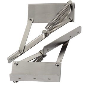 1 pair Under Cabinet Hinges for Kitchen Spice Knife Storage Organizer