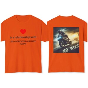 Camiseta divertida de motociclista: camiseta de motociclista sin reglas