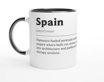 Spain Mug: Travel and Culture Design (Ceramic, 11oz)