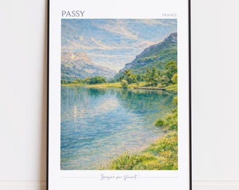 Passy Print - Passy Art - Passy Poster - Passy Painting France poster