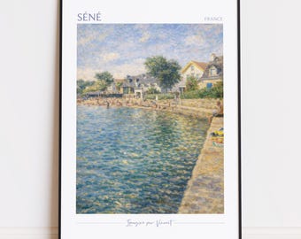 Séné Print - Séné Art - Séné Poster - Séné Painting France poster