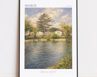 Marck Print - Marck Art - Marck Poster - Marck Painting France poster