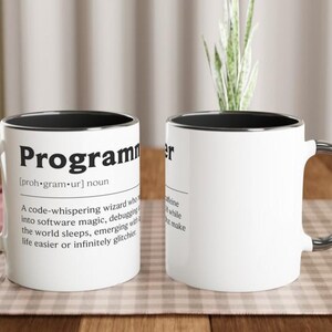 Taza de café para programadores: Regalo ideal para amantes de la programación - Cerámica, apta para lavavajillas imagen 3