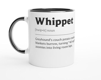 Whippet-mok: charmant hondenliefhebbercadeau (keramiek, 11 oz)