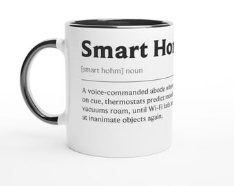 Smart Home Coffee Mug: Quirky Tech Gift (Ceramic, 11oz)