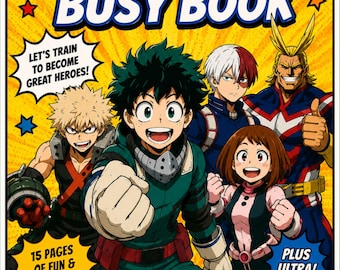 Libri di attività anime per bambini (MY HERO ACADEMIA)