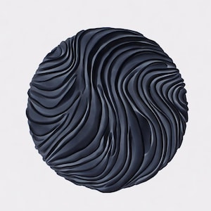 Dimensional Textured Parametric Wall Art: Custom Colors & Sizes