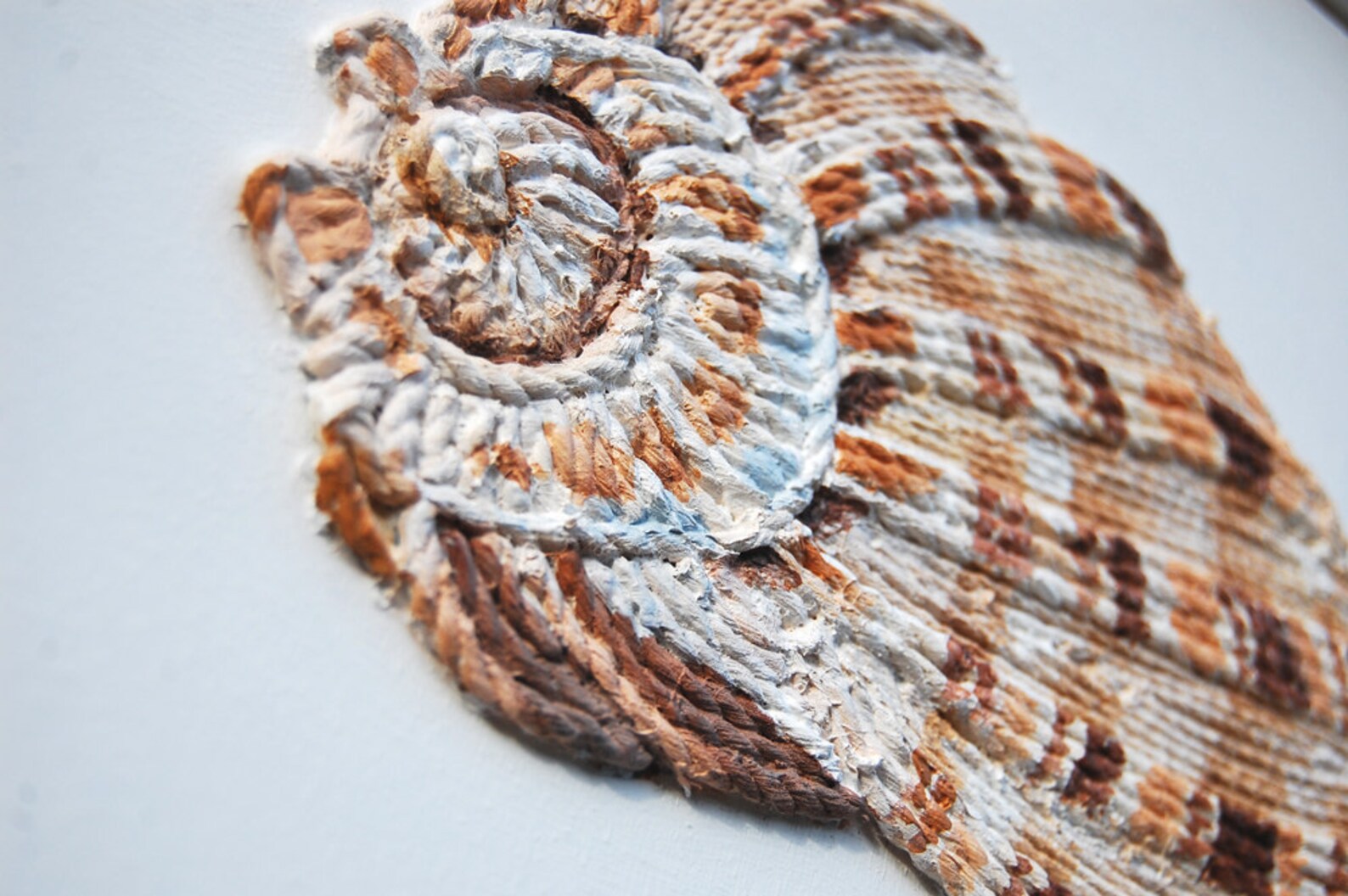 Sea Shell Painting String Art Textured Abstract Wall Art | Etsy