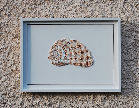 Sea Shell Painting String Art Textured Abstract Wall Art - Etsy