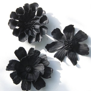 Kosmos Blumen Wanddekor: Moderne 3D-Skulptur-Set