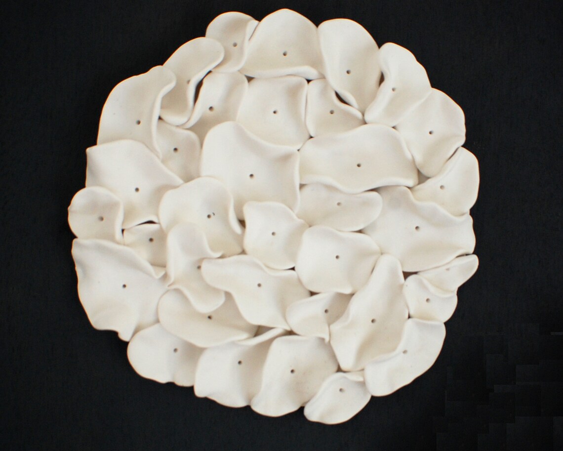 Ocean Wall Sculpture Coral Sea Textures White Clay Miniature Etsy