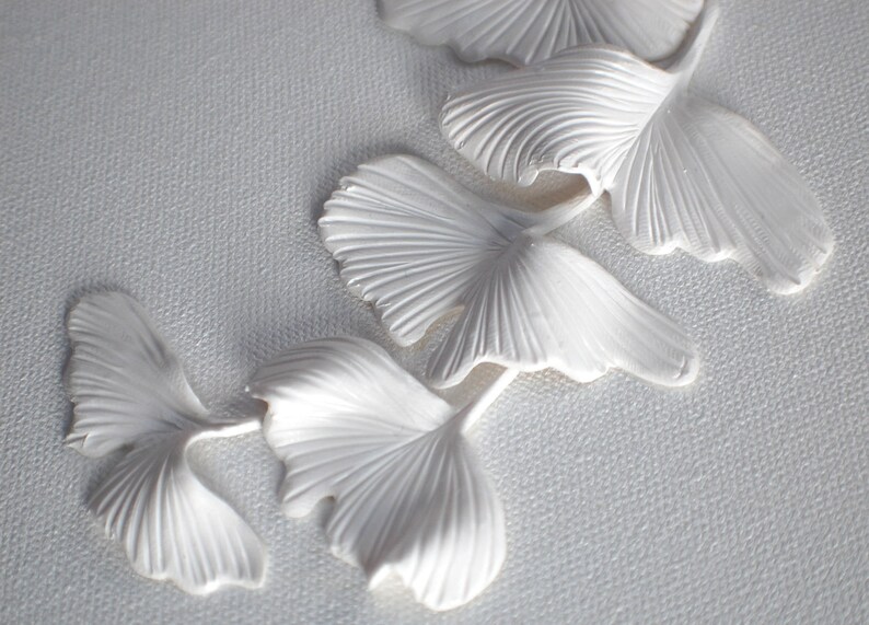 Ginkgo Leaves Wall Sculpture 3D Ginkgo Biloba Clay Wall Art | Etsy