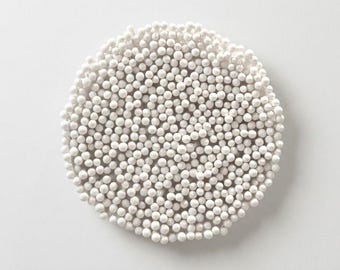 White Dimensional Textured Clay Coral Wall Art: 3D Sea Inspired Beach House Sculpture