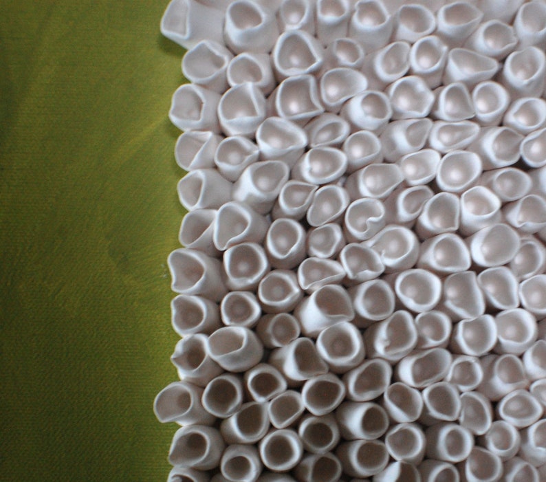 Coral Wall Sculpture Nautical Ocean Inspired White Clay Wall Etsy