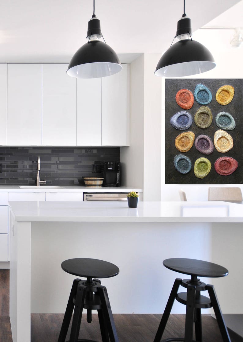 Geometric Wall Art 3D Wall Art Circles Art Tactile Art Etsy