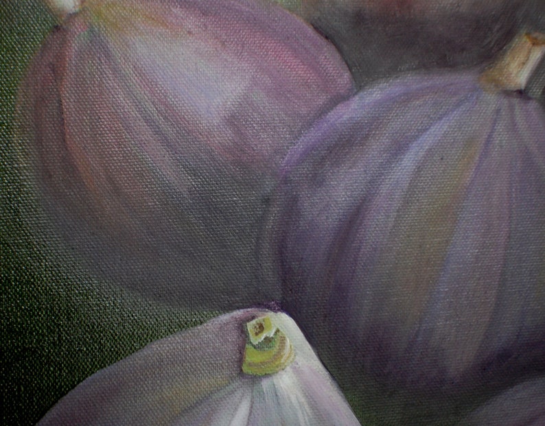 Figs Painting Kitchen Oil Painting Kitchen Wall Art Original Etsy