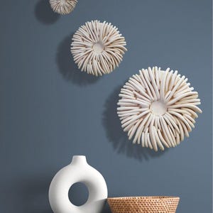 Scultura murale costiera - Arte tridimensionale con texture oceanica e barriera corallina immagine 12
