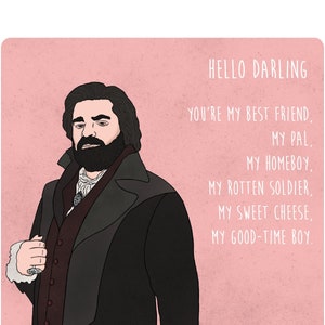 Card - Laszlo Shadows inspired greeting card - gift