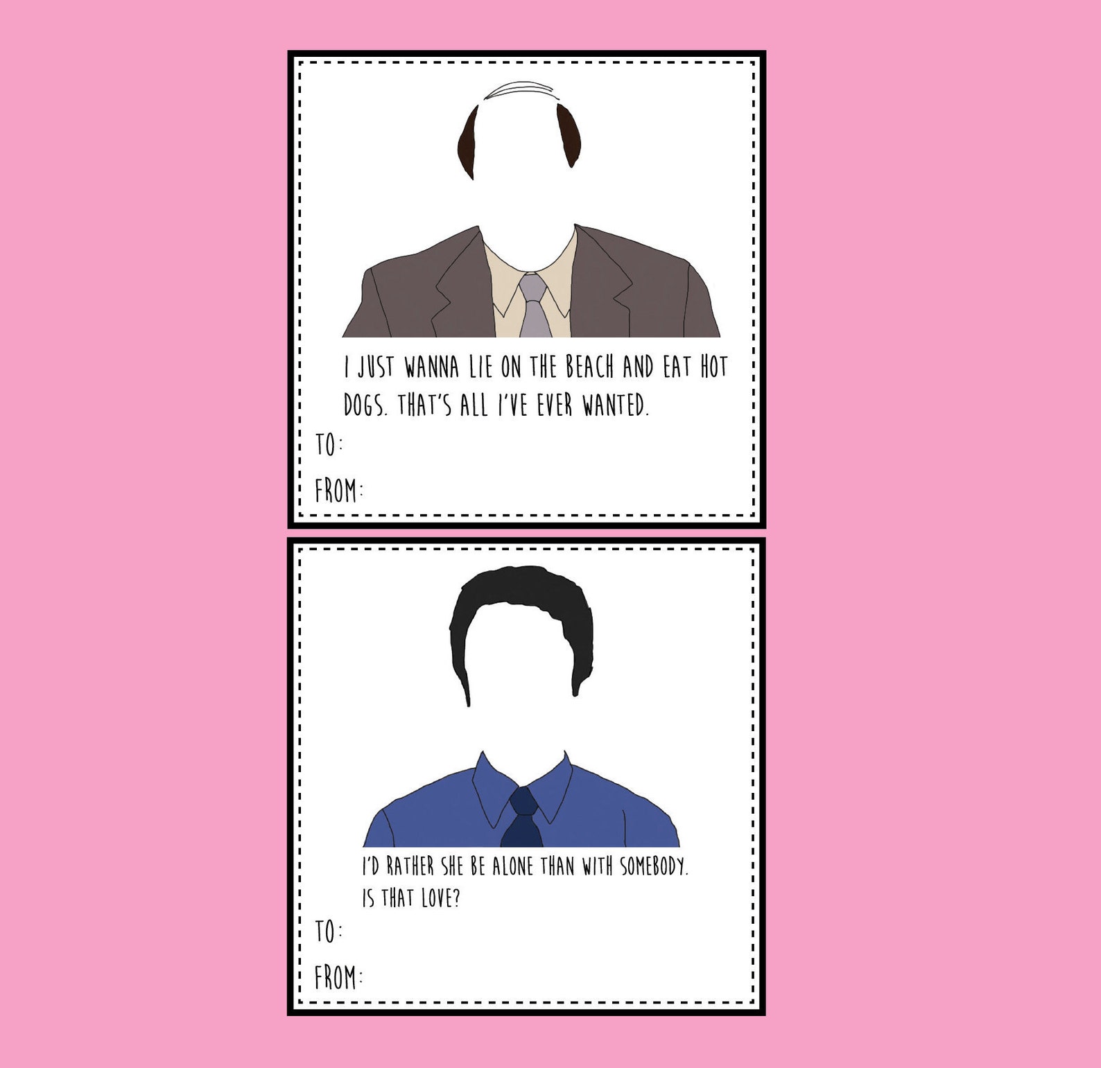 PRINTABLES Valentines the Office-inspired Dwight - Etsy