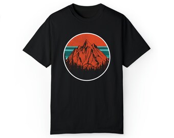 Red Mountain T-shirt (Brandon Whitten Fun) Black (Unisex)