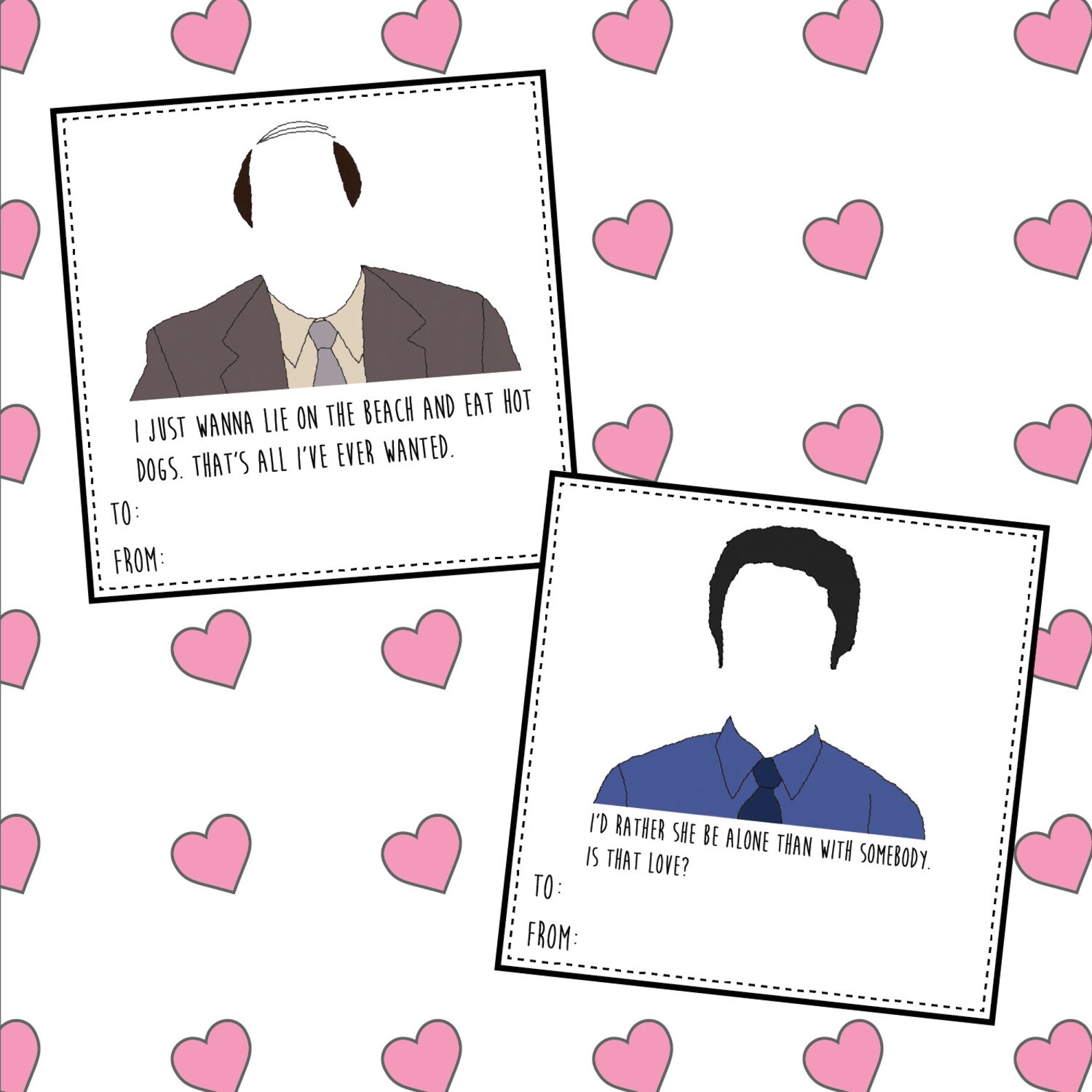 PRINTABLES Valentines the Office-inspired Dwight - Etsy