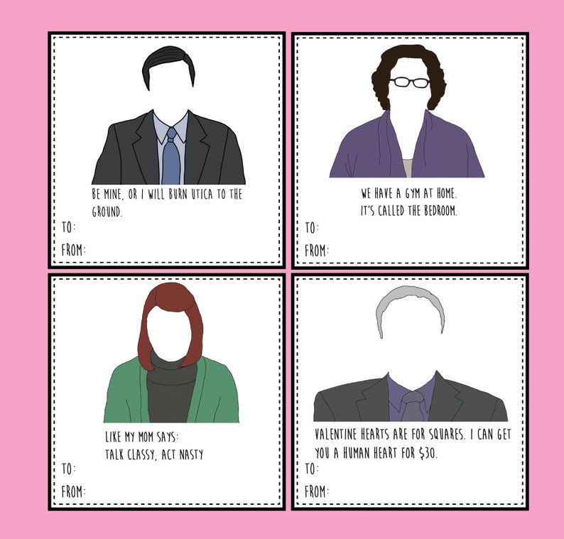 PRINTABLES Valentines the Office-inspired Dwight - Etsy