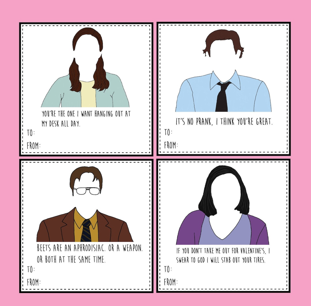 PRINTABLES Valentines the Office-inspired Dwight Valentine's Day ...