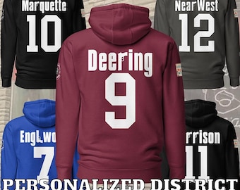 Sudadera con capucha de los Soprano de la policía de Chicago para hombre, regalos gráficos de las fuerzas del orden para él, regalo de simpatizante de la policía, línea azul delgada, diseño táctico de orgullo CPD