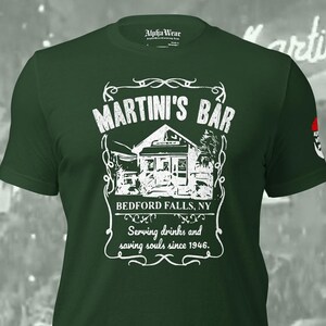 Martinis Bar Es ist ein wunderbares Leben Shirt Männer Männer T-Shirts Weihnachten Frauen Shirt trendige Geschenke für Frauen einzigartige Geschenke für ihn Weihnachten lustig