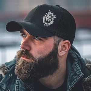 Alpha Hockey Geschenke für Ihn Geschenke Trucker Hut für Frauen trendige Patches Eishockey Eishockey Fan Geschenk Hockey Bekleidung