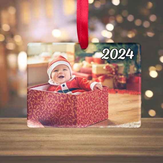 Personalized Photo Couple Christmas Ornament-Gift For Couple-2024 New
