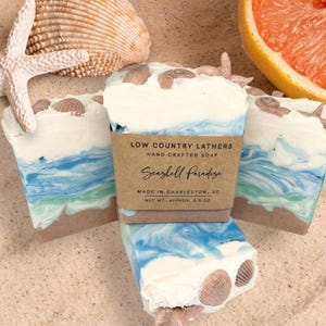 Seashell Paradise, Handcrafted Soap